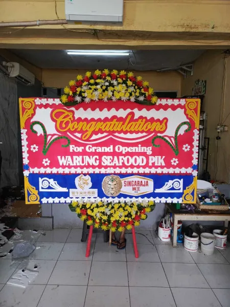Papan Bunga Ucapan Selamat Lengkong