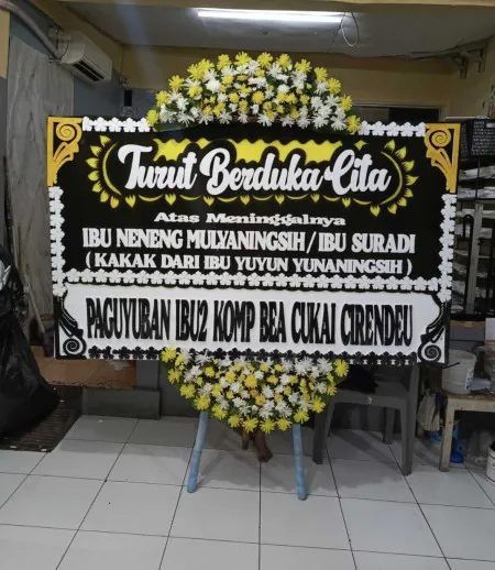 Papan Bunga Duka Lengkong